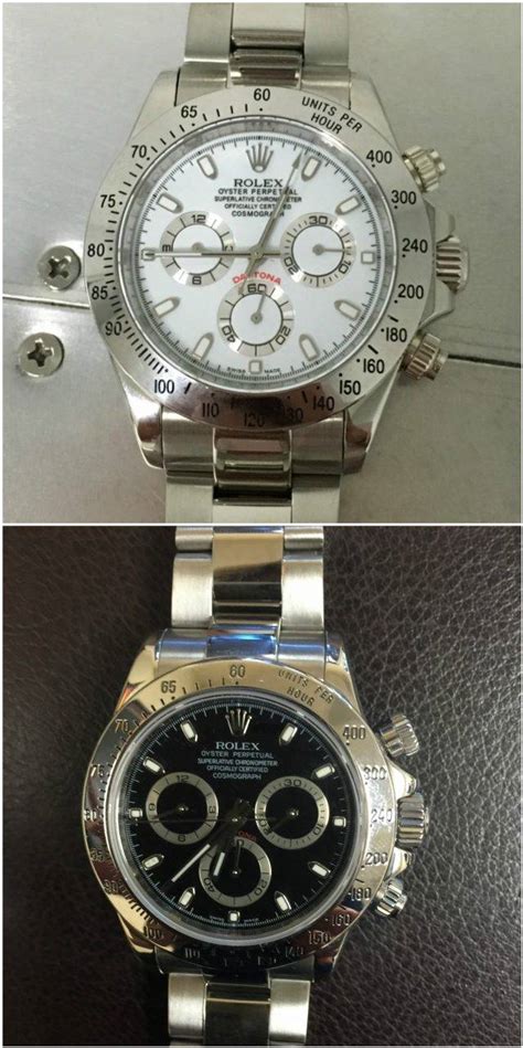 rolex daytona original vs fake|knockoff daytona rolex for sale.